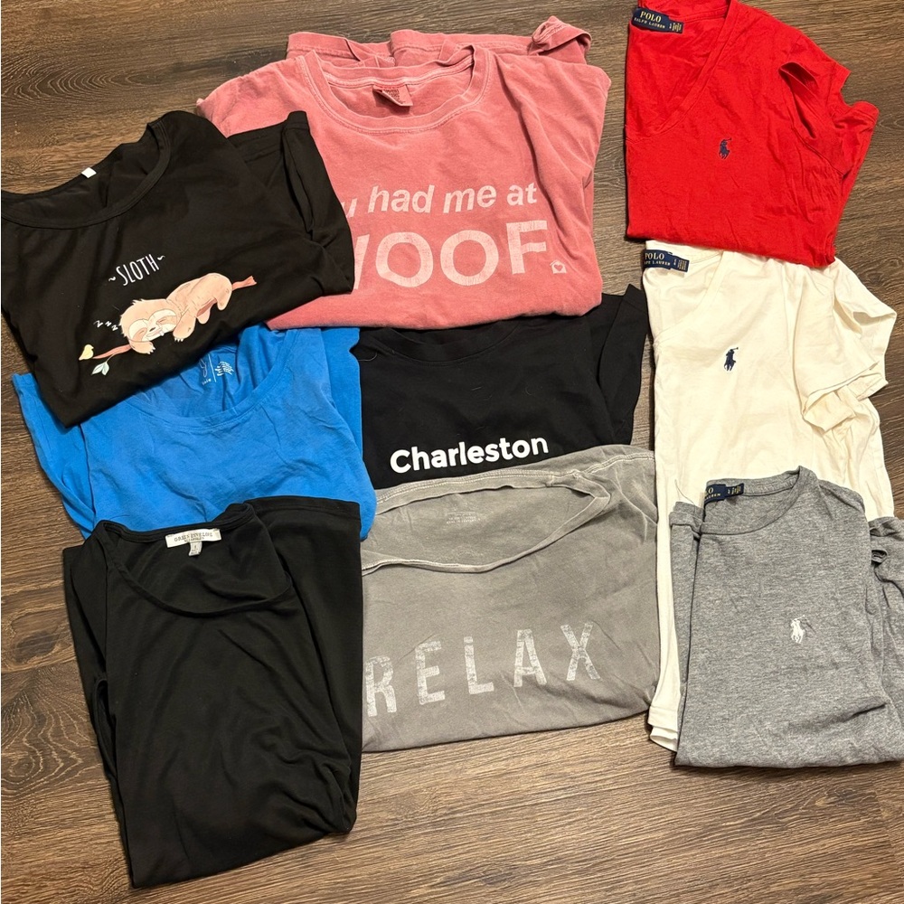 Polo by Ralph Lauren Kids' Red and Gray Tees